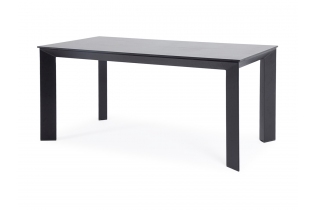 MR1000971 обеденный стол из HPL 160х80см, цвет «серый гранит», каркас черный